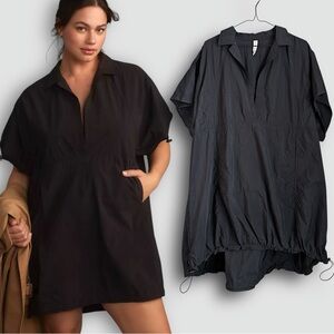 Anthropologie Black Midi Dress